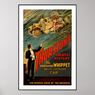 Plakate Theater Vintage Thurston Magican Auto