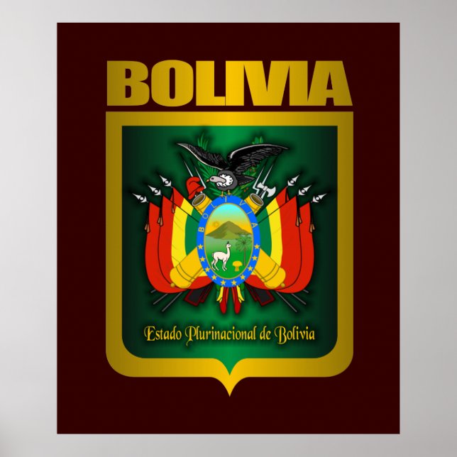 Plakate und Prints "Bolivien Gold" (Vorne)