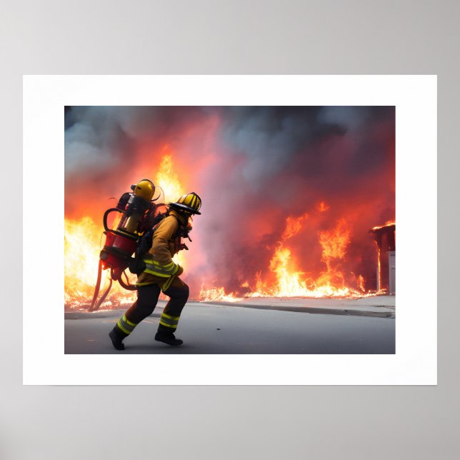 Plakatfeuer Poster (Vorne)