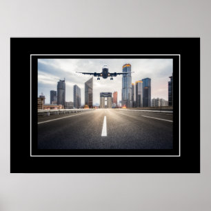 Plakatflugzeug Poster