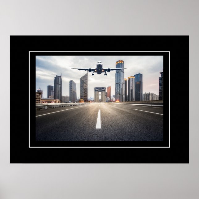 Plakatflugzeug Poster (Vorne)