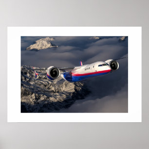 Plakatflugzeug Poster