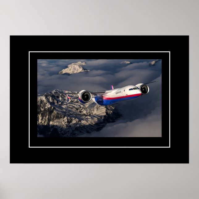 Plakatflugzeug Poster (Vorne)