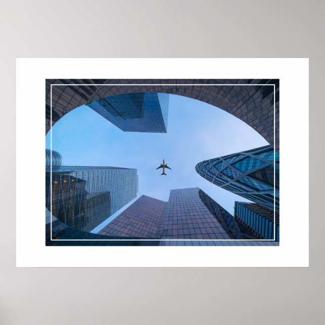 Plakatflugzeug Poster (Vorne)