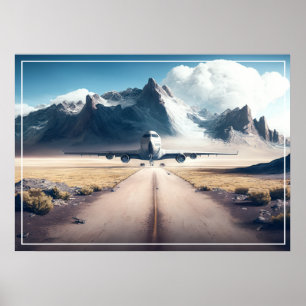 Plakatflugzeug Poster