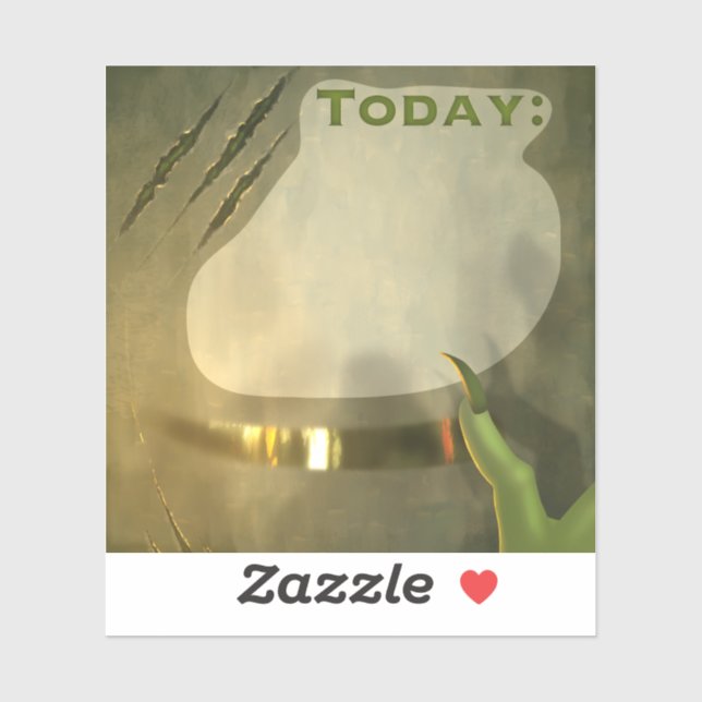 Plakatheber Green Square Scrapbook Aufkleber (Blatt)