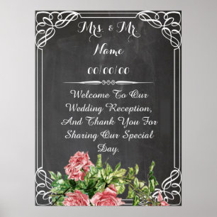 Plakatkarton, Hochzeitplakat Poster