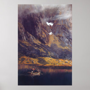Plakatmalerei von Theodor Kittelsen Echo Poster