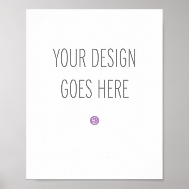 Plakatunterdruck (8 "x10") poster (Vorne)