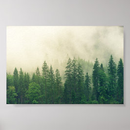 Plakatwald, großer Wald Poster