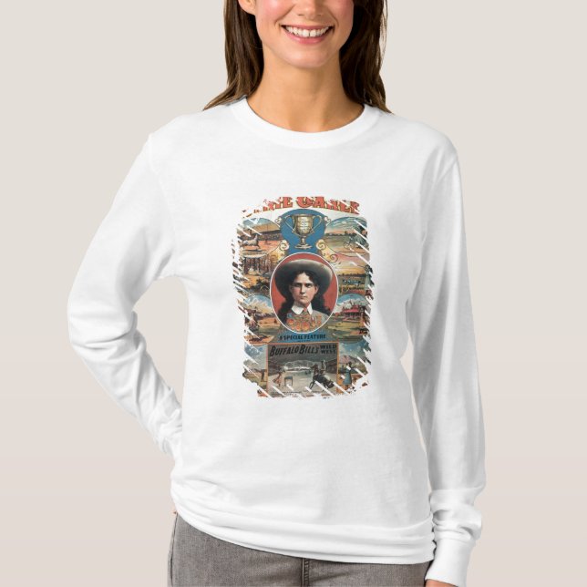 Plakatwerbung Annie Oakley, der in Buffa T-Shirt (Vorderseite)