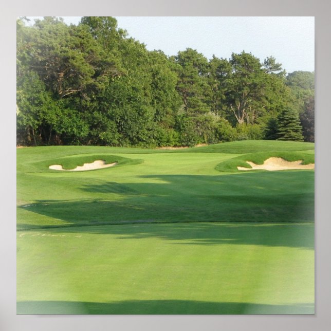 Plakatwerbung auf Golfplätzen Poster (Vorne)