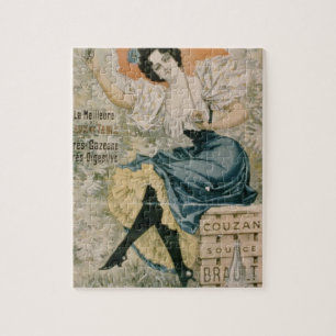 Plakatwerbung 'Brault natürliches Mineralwasser f Puzzle