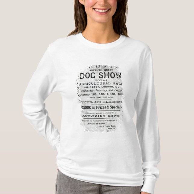 Plakatwerbung Crufts Hundeshow T-Shirt (Vorderseite)