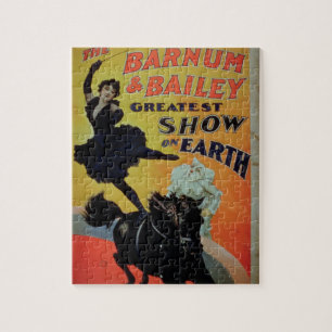 Plakatwerbung 'das Barnum und der Bailey am Puzzle