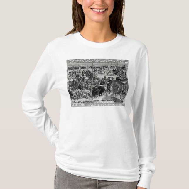 Plakatwerbung, 'das Barnum und der Bailey T-Shirt (Vorderseite)