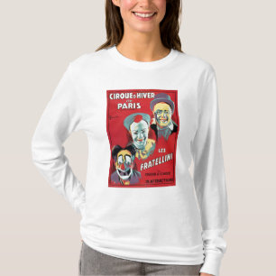Plakatwerbung das 'Cirque d'Hiver De das Paris T-Shirt