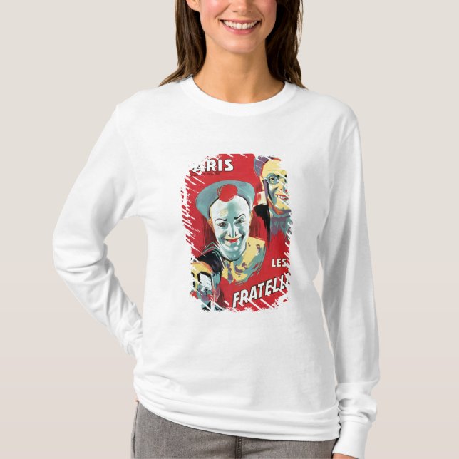 Plakatwerbung das 'Cirque d'Hiver De das Paris T-Shirt (Vorderseite)