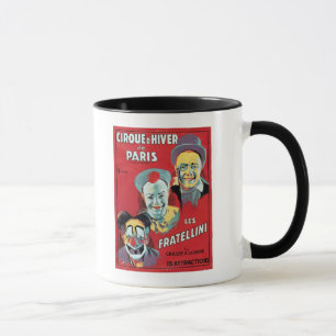 Plakatwerbung das 'Cirque d'Hiver De das Paris Tasse