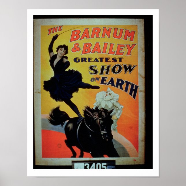 Plakatwerbung "die Besten Barnum und Bailey Poster (Vorne)