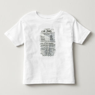 Plakatwerbung eine Leistung von 'Don Juan Kleinkind T-shirt