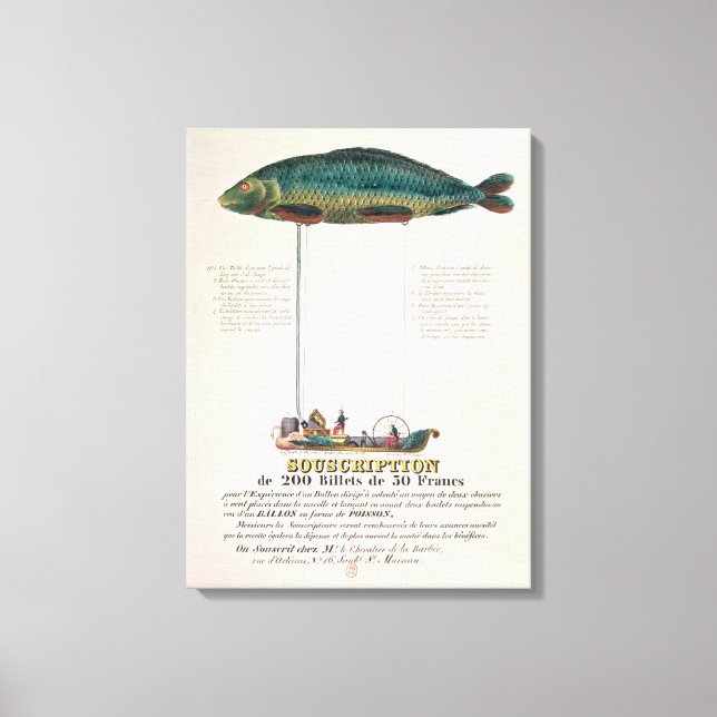 Plakatwerbung für das Abonnement Leinwanddruck (Vorderseite)