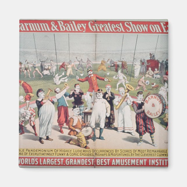 Plakatwerbung für den Barnum Magnet (Vorne)