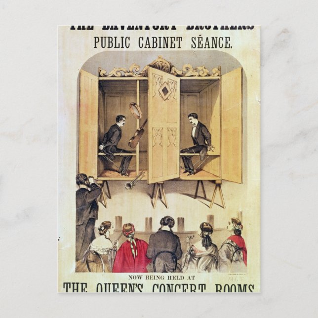 Plakatwerbung für eine psychische Leistung Postkarte (Vorderseite)