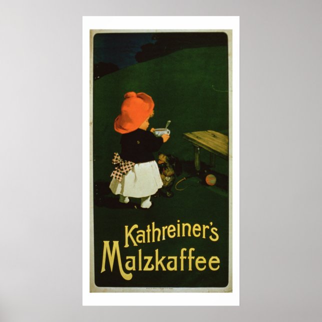 Plakatwerbung für "Kathreiner's Malt Coffee" Poster (Vorne)