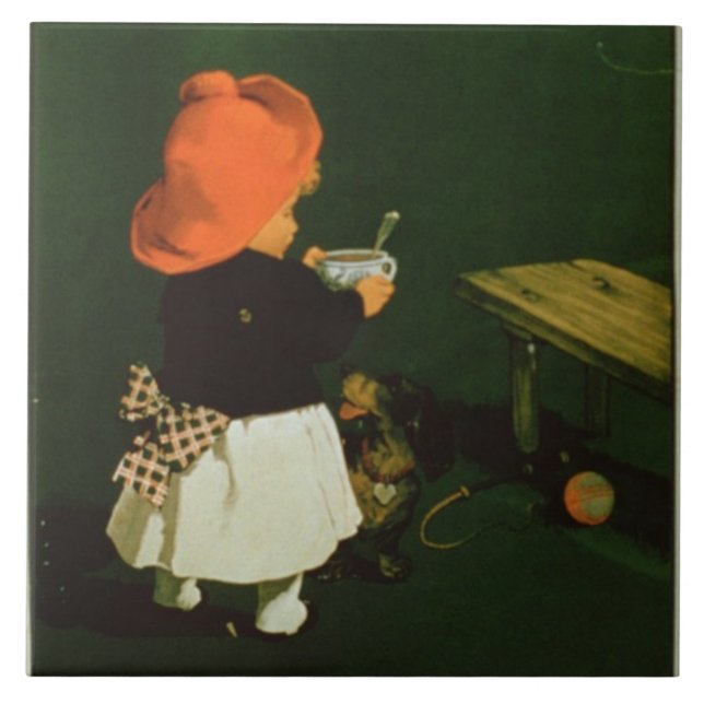 Plakatwerbung für 'Kathreiners Malz Coffee Fliese (Vorderseite)