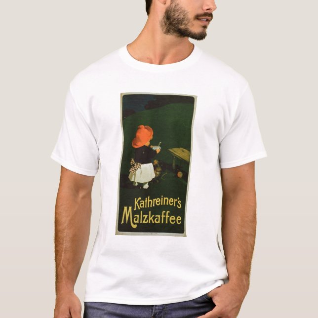 Plakatwerbung für 'Kathreiners Malz Coffee T-Shirt (Vorderseite)