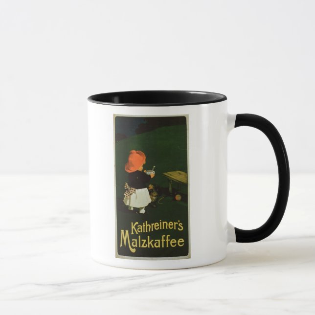 Plakatwerbung für 'Kathreiners Malz Coffee Tasse (Rechts)