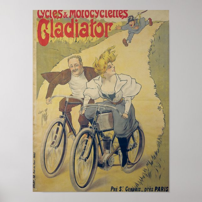Plakatwerbung Gladiatorräder Poster (Vorne)