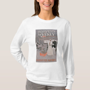 Plakatwerbung "Harper wöchentlich", Hochsommer NU T-Shirt