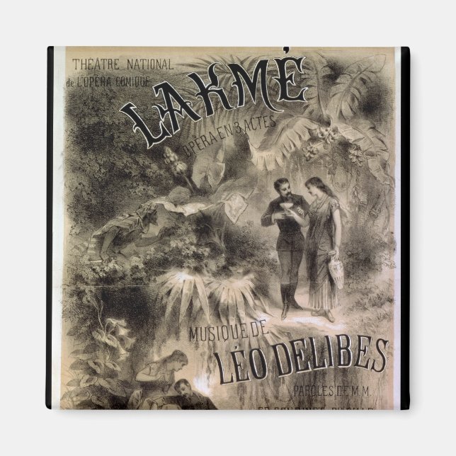 Plakatwerbung "Lakme" Magnet (Vorne)