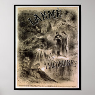 Plakatwerbung "Lakme" Poster