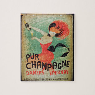 Plakatwerbung "Pur Champagne", von Damery, E Puzzle