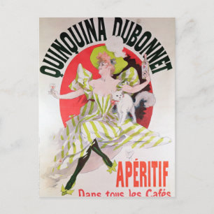 Plakatwerbung Quinquina Dubonnet' Postkarte