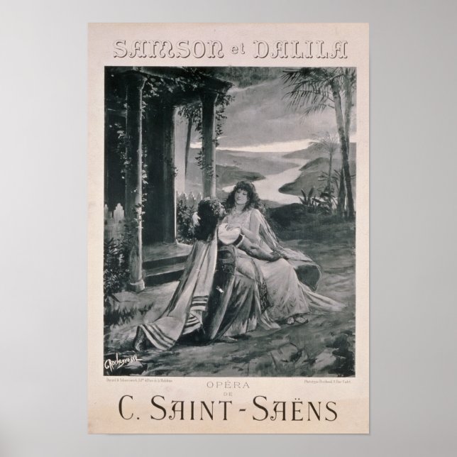 Plakatwerbung "Samson and Dalila" Poster (Vorne)