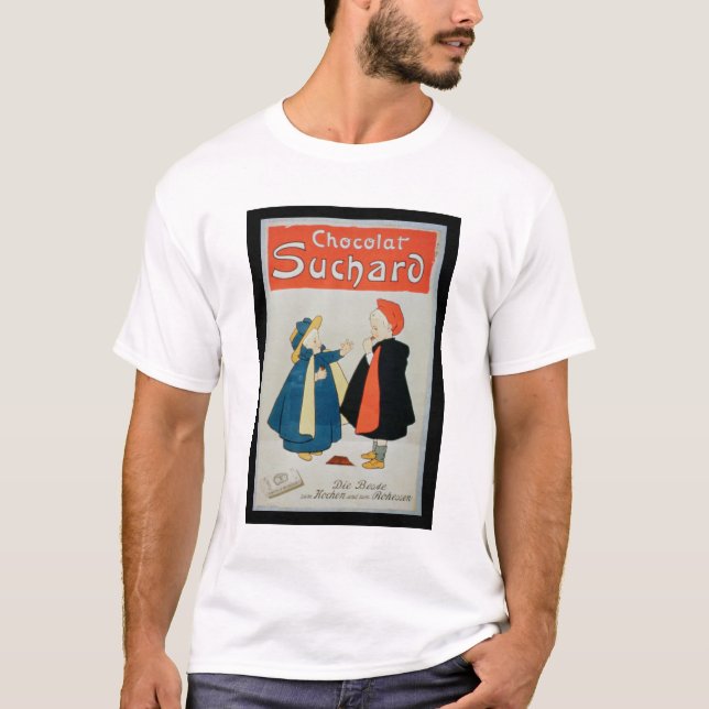 Plakatwerbung "Suchard-Schokolade" (Farbe T-Shirt (Vorderseite)