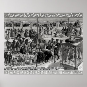 Plakatwerbung: 'The Barnum and Bailey Poster