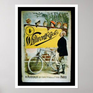 Plakatwerbung 'Whitworth Cycles', Paris (colo) Poster