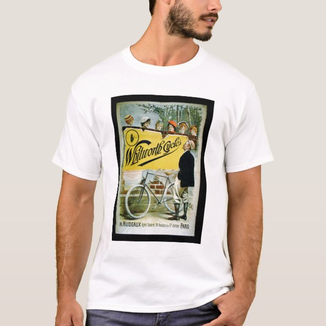 Plakatwerbung 'Whitworth Cycles', Paris (colo) T-Shirt (Vorderseite)