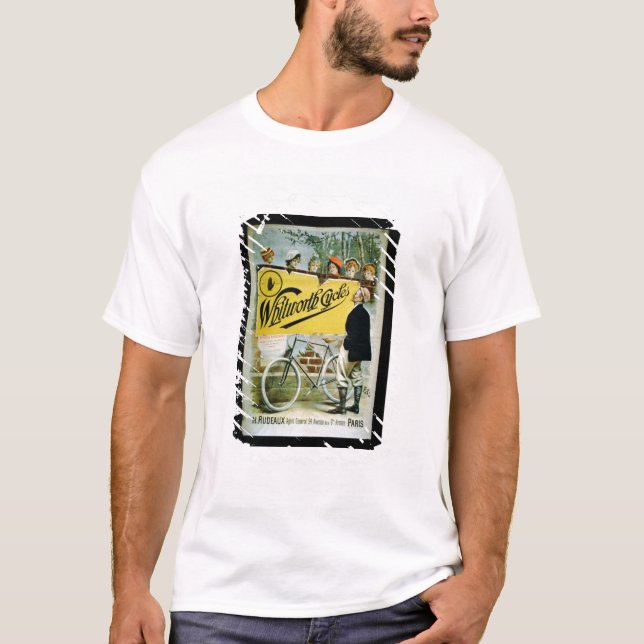 Plakatwerbung 'Whitworth Cycles', Paris (colo) T-Shirt (Vorderseite)