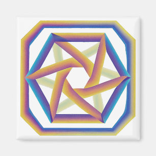 Plake 64 und das Hexagrams Small Magnet