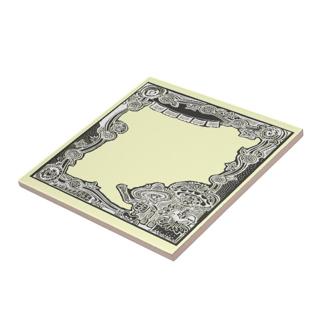 Plakette Dia De Los Muertos Altar - Fliese (Seite)