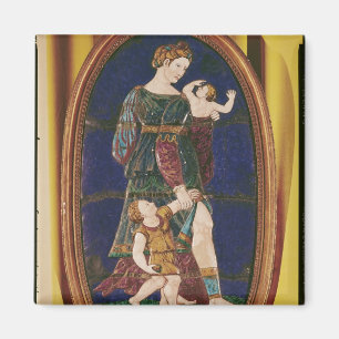 Plakette, die Wohltätigkeit, Limousin, 1559 Magnet