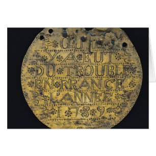 Plakette mit der Phrase