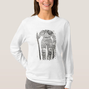 Plakette, welche die Rüstung von Jeanne d'Arc T-Shirt