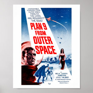 Plan 9 aus dem Weltraum (1957) Poster